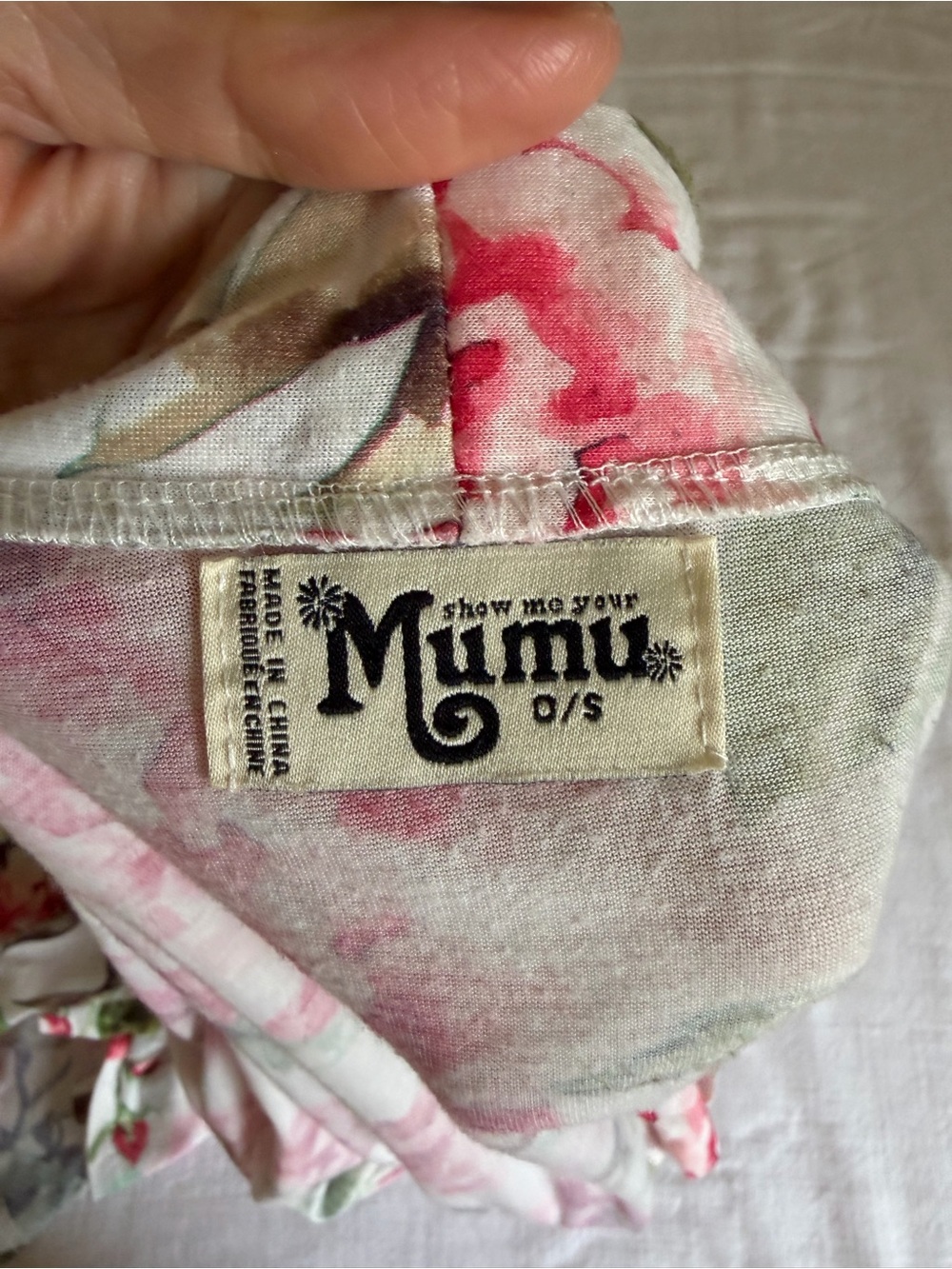 Show Me Your MuMu Pink Floral Midi Wrap Dress - Picture 4 of 8